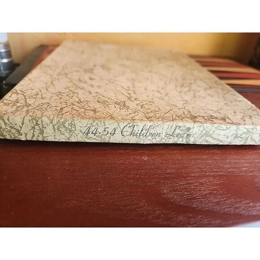 Children Learn What They‎ Live Vintage Saying On Pressed Wood 9 X 7 Inches